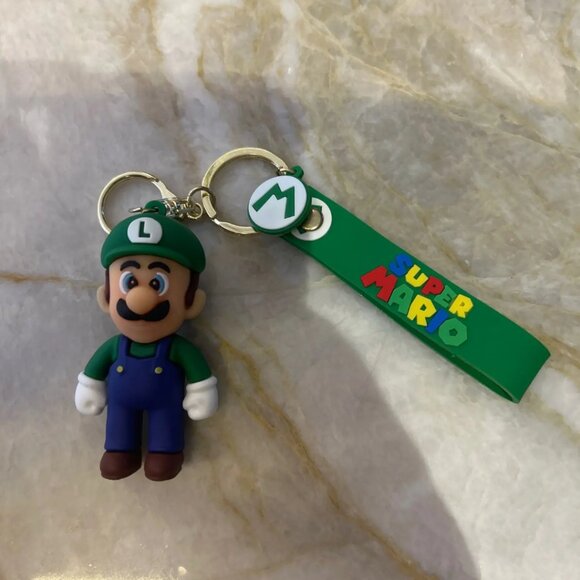 New! NINTENDO SUPER MARIO Brothers & Luigi Key Chains Action figure Pendant toy! - Picture 7 of 11